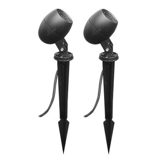 Czarny reflektor ogrodowy SPECIAL LINE GU10 IP65 230V + klin