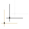 LUCES ZALMARA LE45457/8/9 LED wall lamp 20W white, black, gold