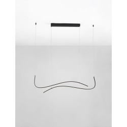 LUCES CIRVELA LE45486 lampa wisząca LED 27W falująca forma