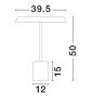 LUCES FOVENTO LE45441/4 LED table lamp 17W metal/acrylic