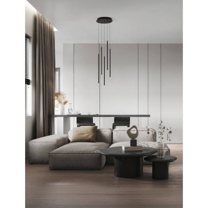 LUCES NOVENCIO LE45463/4 lampa wisząca z 5 lub tubkami LED