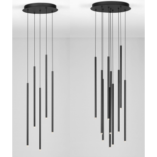 LUCES NOVENCIO LE45463/4 lampa wisząca z 5 lub tubkami LED