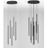 LUCES NOVENCIO LE45463/4 pendant lamp with 5 or LED tubes