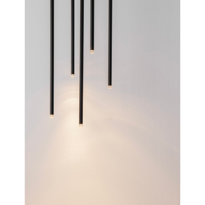 LUCES NOVENCIO LE45463/4 pendant lamp with 5 or LED tubes