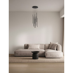 LUCES NOVENCIO LE45463/4 pendant lamp with 5 or LED tubes