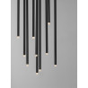 LUCES NOVENCIO LE45463/4 pendant lamp with 5 or LED tubes