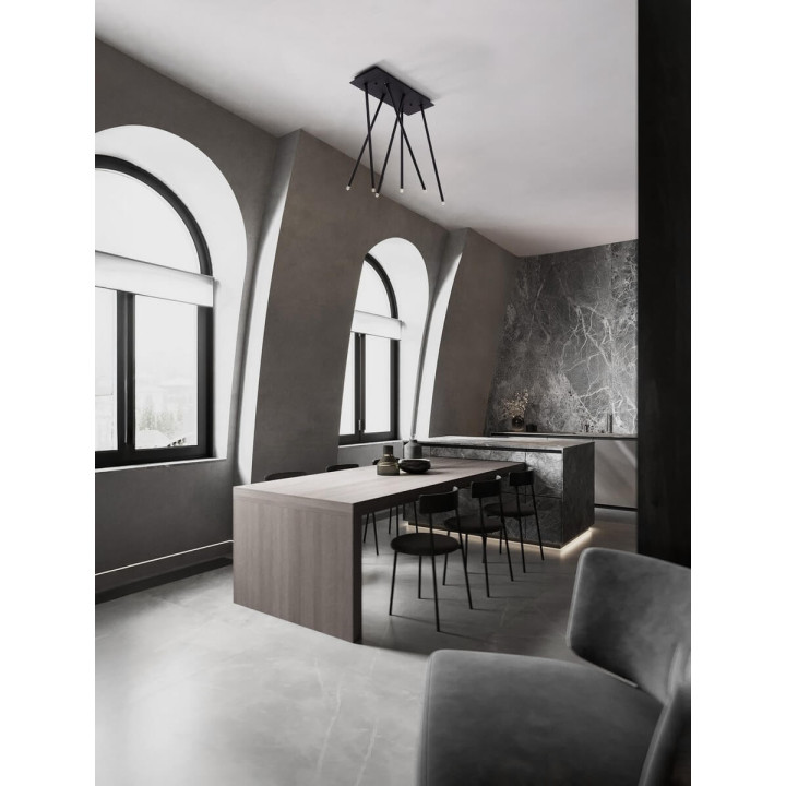 LUCES NOVENCIO LE45465 lampa wisząca LED regulowane tubki