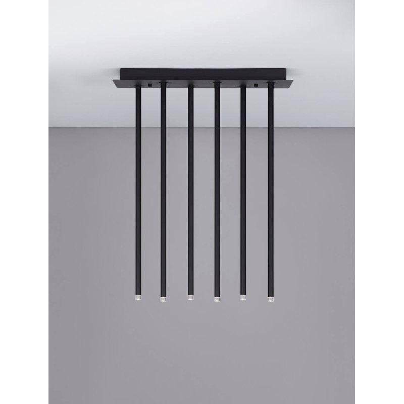 LUCES NOVENCIO LE45465 lampa wisząca LED regulowane tubki