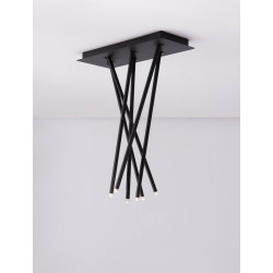 LUCES NOVENCIO LE45465 lampa wisząca LED regulowane tubki