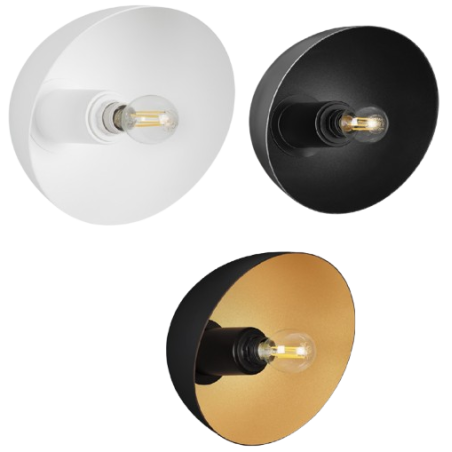 LUCES VENTORO LE45588/9/90 wall lamp 1xE14 white/black/gold LUCES VENTORO LE45588/9/90 wall lamp 1xE14 white/black/gold