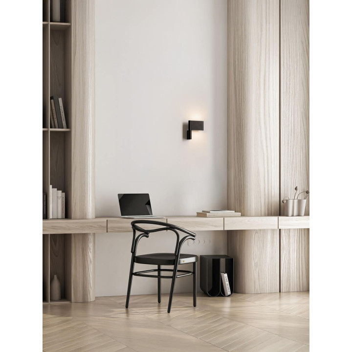 LUCES RIVENZA LE45541 czarny kinkiet LED 3000K regulowany