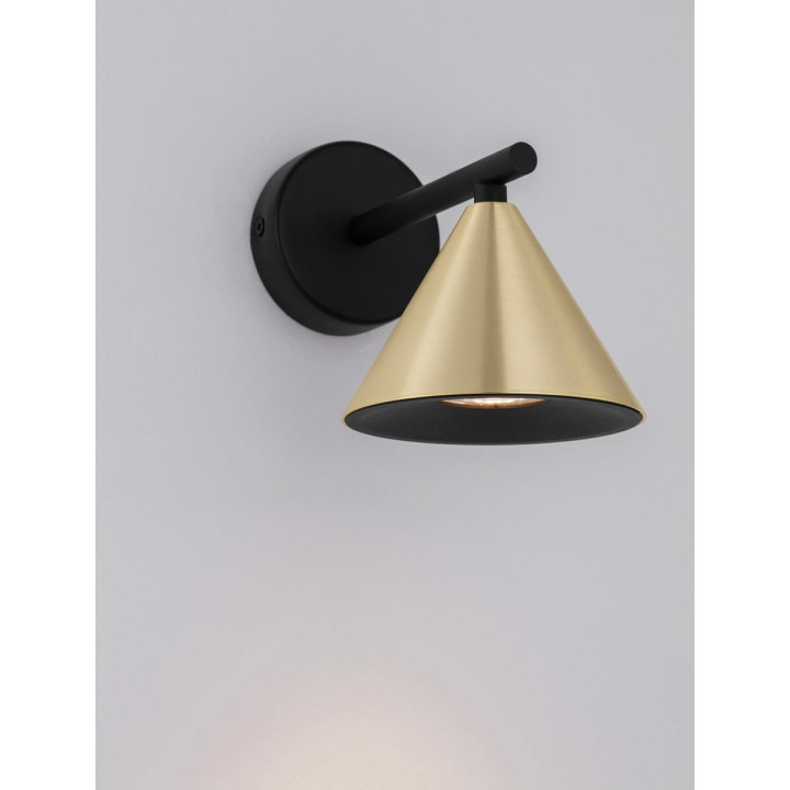 LUCES SALVADO LE45593/6 kinkiet GU10 złoty, mokka aluminium