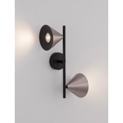 LUCES SALVADO LE45592/7 kinkiet 2xGU10 kolor złoty, mokka