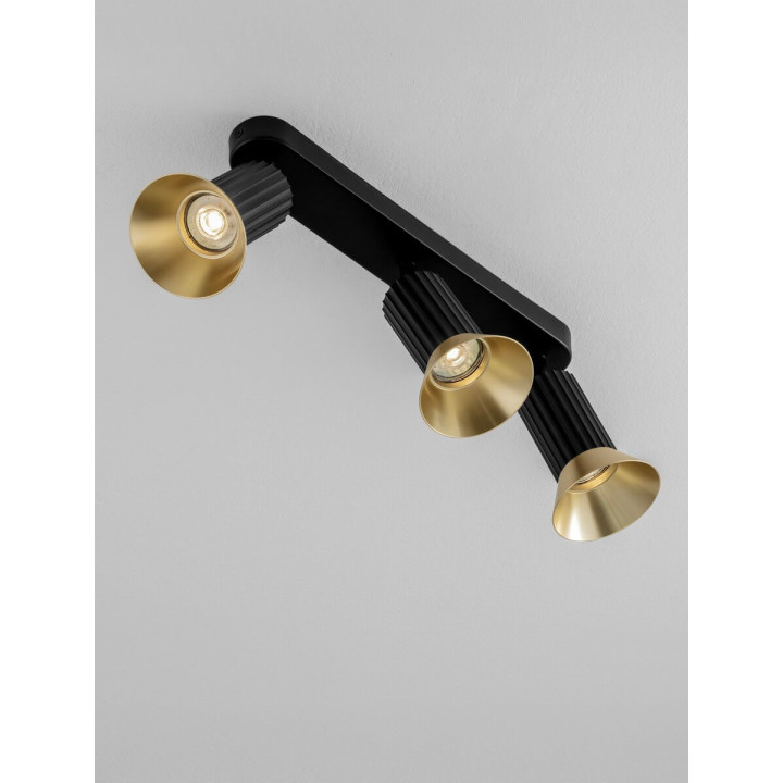 LUCES MARENZO LE45604/9 ceiling lamp 3xGU10 gold, brown