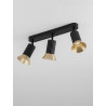 LUCES MARENZO LE45604/9 lampa sufitowa 3xGU10 złoty, brązowy