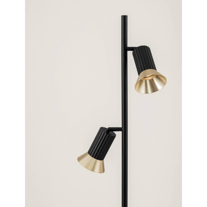 LUCES MARENZO LE45612/3 lampa podłogowa 2xGU10 złoty brązowy