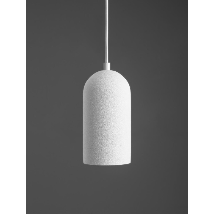 LUCES ZORENCA LE45566 lampa wisząca E27 biała gipsowa &Oslash;10cm