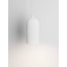 LUCES ZORENCA LE45566 lampa wisząca E27 biała gipsowa Ø10cm