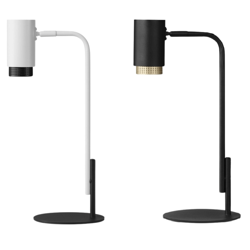 LUCES TORVILA LE45622/3 lampka biurkowa GU10 biały, czarny