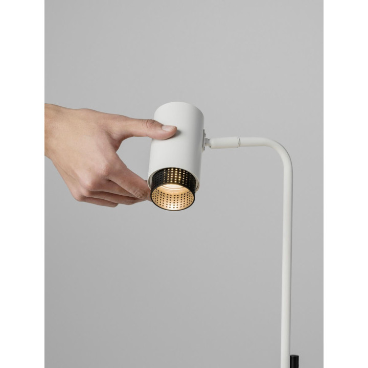 LUCES TORVILA LE45622/3 lampka biurkowa GU10 biały, czarny