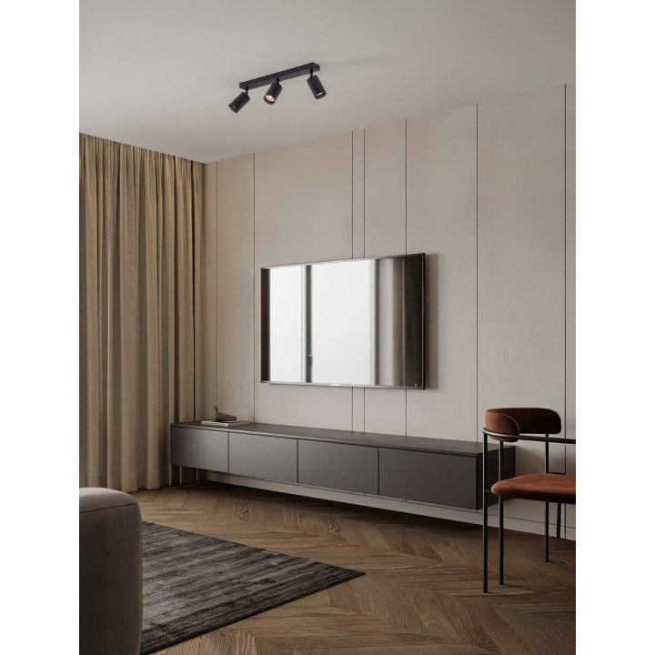 LUCES TREMANO LE45667/8 ceiling lamp 3xGU10 white, black
