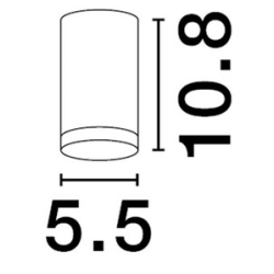 LUCES ZENFARO LE45670/3 ceiling lamp GU10 white, black
