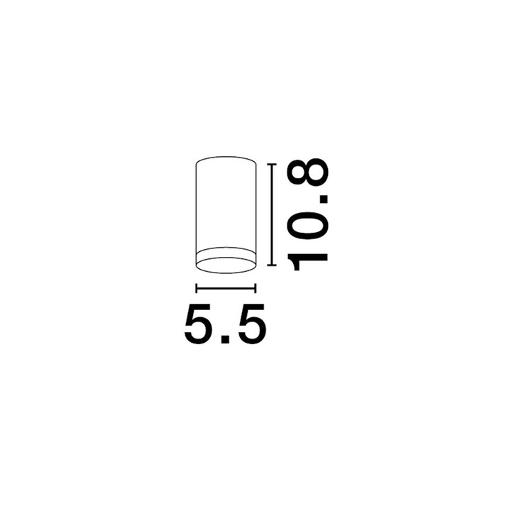 LUCES ZENFARO LE45670/3 lampa sufitowa GU10 biała, czarna