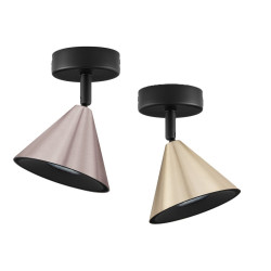 LUCES SALVADO LE45591/5 ceiling lamp GU10 gold, mocha