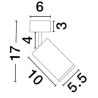 LUCES ZENFARO LE45675/6 adjustable ceiling spotlight GU10