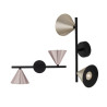 LUCES SALVADO LE45592/7 wall lamp 2xGU10 gold, mocha