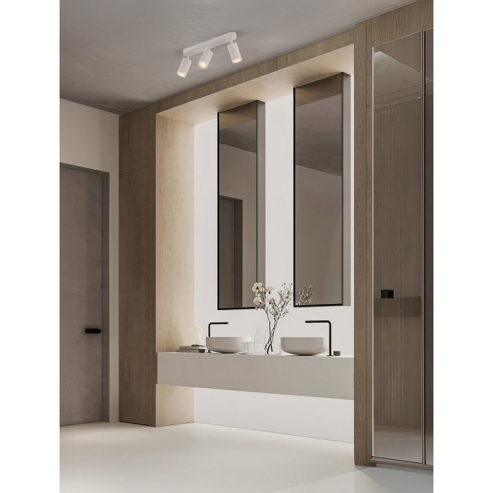 LUCES ZENFARO LE45679/80 ceiling lamp 3 spotlights GU10