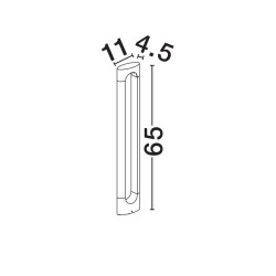 LUCES LUNQUERA LE75103 lampa ogrodowa LED IP65 antracyt 65cm