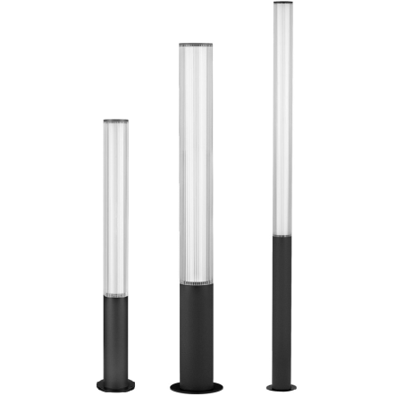 LUCES MONSECA LE75104/5/6 lampa ogrodowa LED IP65 3 wysokości LUCES MONSECA LE75104/5/6 lampa ogrodowa LED IP65 3 wysokości