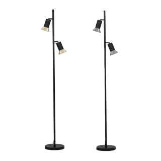 LUCES MARENZO LE45612/3 lampa podłogowa 2xGU10 złota, brązowa