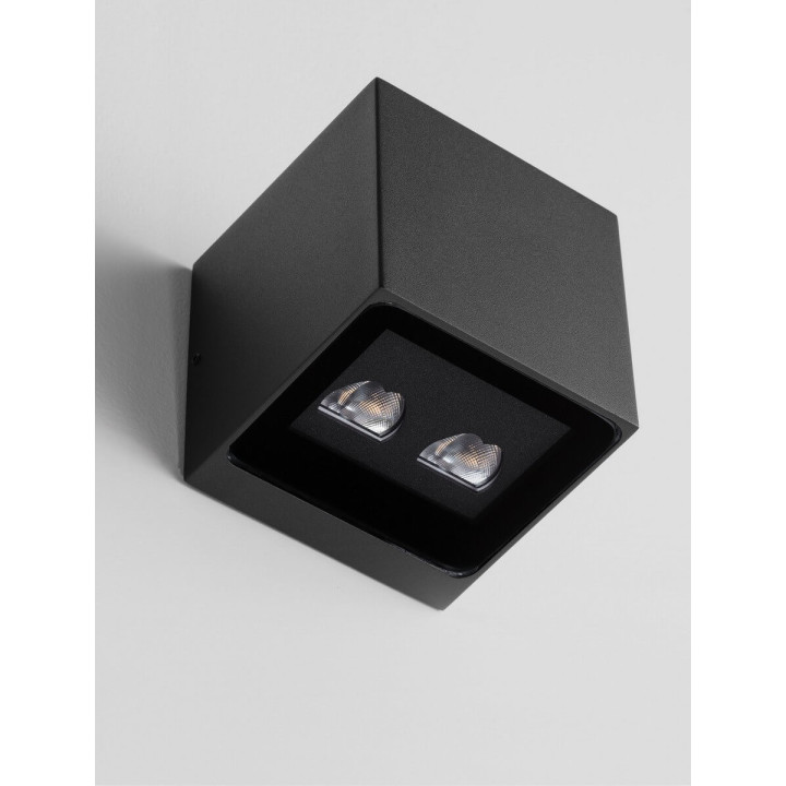 LUCES CALMARE LE75119 kinkiet zewnętrzny LED 11W czarny IP54