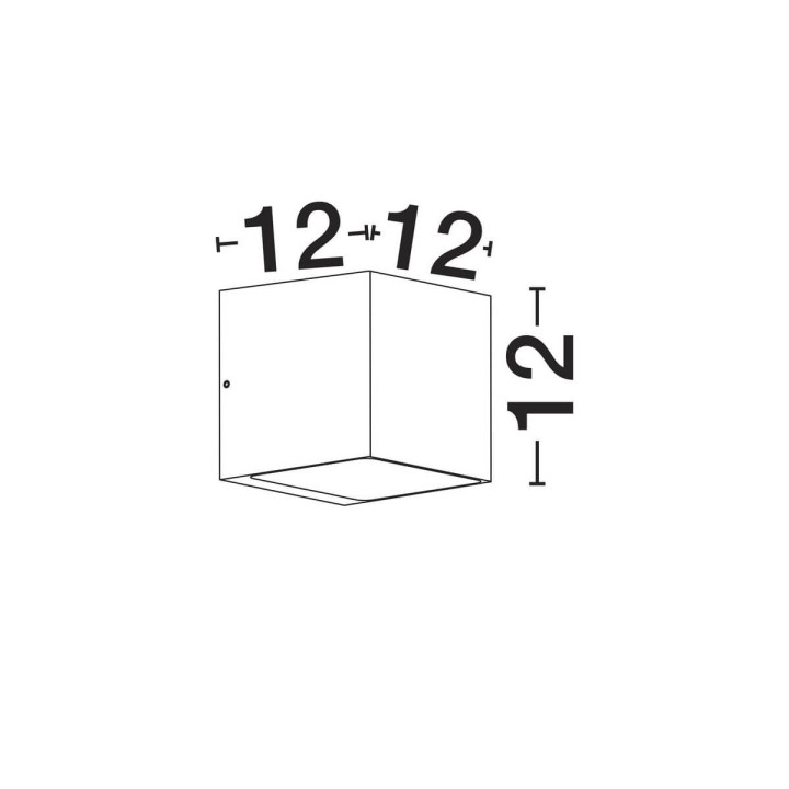 LUCES CALMARE LE75119 LED outdoor wall lamp 11W black IP54