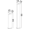 LUCES CALMARE LE75120/1 lampa ogrodowa stojąca LED IP65