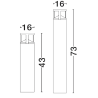 LUCES NEVARRO LE75126/7 garden post 43/73cm LED IP65
