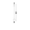 LUCES TRANDOR LE75139 LED garden lamp black 60cm 4W IP65