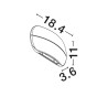 LUCES FARDANO LE75227/8 kinkiet zewnętrzny LED 3000K IP65