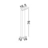 LUCES SIRELIA LE75158 standing garden lamp LED 12W IP65