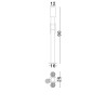 LUCES MALONZO LE75160 LED garden lamp 13W 2 spotlights