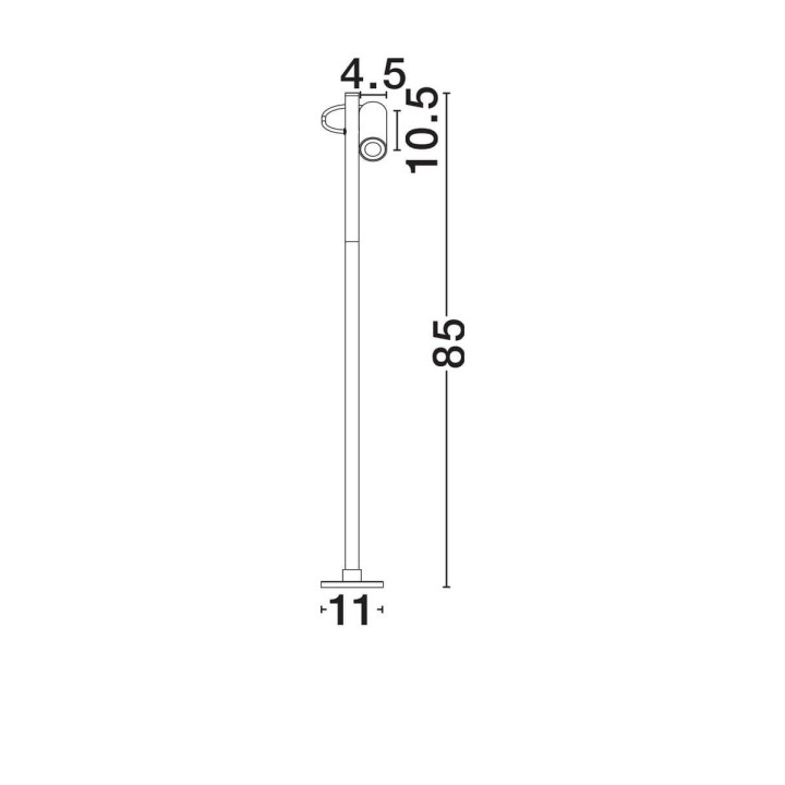 LUCES SALVIRA LE75166/7 LED garden lamp standing, spike