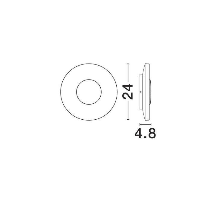 LUCES FILOREZ LE75183/4 LED outdoor wall lamp IP65 2 colors