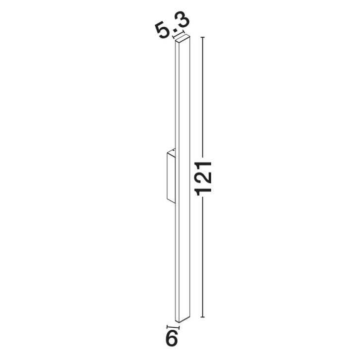 LUCES ARDANIA LE75194/5/6 LED outdoor wall lamp 121cm IP65
