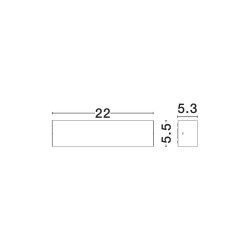 LUCES RAVEZCO LE75199/200 kinkiet zewnętrzny LED 8W IP65