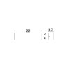 LUCES RAVEZCO LE75199/200 kinkiet zewnętrzny LED 8W IP65