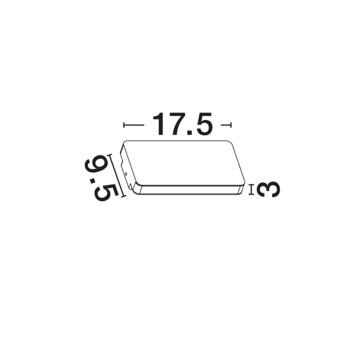 LUCES CIFANDA LE75201/2 kinkiet zewnętrzny LED IP65 g&oacute;ra/d&oacute;ł