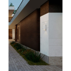 LUCES BRISENO LE75205/6 kinkiet LED biały, antracyt IP54