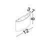 LUCES CALMERO LE75219/20 zewnętrzny kinkiet LED 5W IP54
